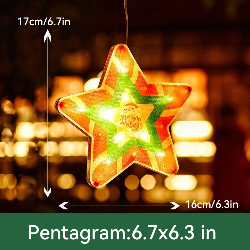 PRÉVENTE DE NOËL MAINTENANT 49 % DE RÉDUCTION🎄Lampes suspendues pour fenêtre de Noël