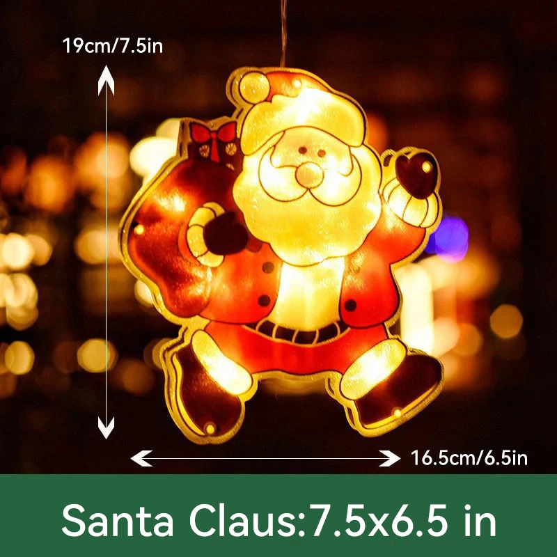 PRÉVENTE DE NOËL MAINTENANT 49 % DE RÉDUCTION🎄Lampes suspendues pour fenêtre de Noël