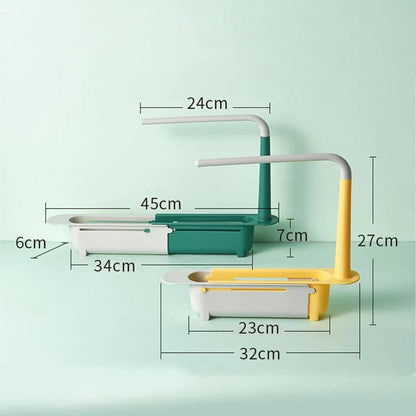 Panier de rangement pour égouttoir flexible pour évier de cuisine