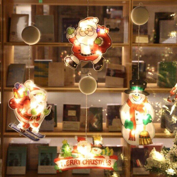 PRÉVENTE DE NOËL MAINTENANT 49 % DE RÉDUCTION🎄Lampes suspendues pour fenêtre de Noël