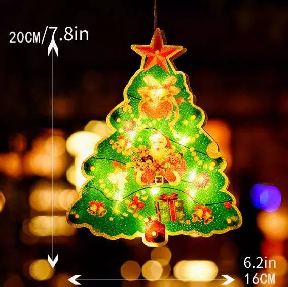 PRÉVENTE DE NOËL MAINTENANT 49 % DE RÉDUCTION🎄Lampes suspendues pour fenêtre de Noël