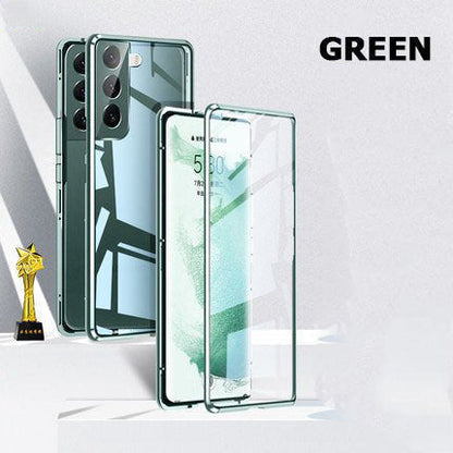 (🎁Vente chaude 2024🎁) Coque de téléphone en verre trempé magnétique double face Samsung