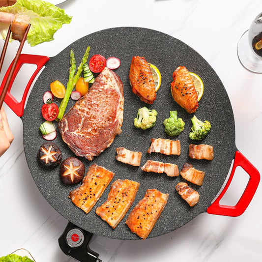 [Quality Life] Non-stick indoor electric griddle, 53% OFF! 🔥🍳✨ Come and enjoy!