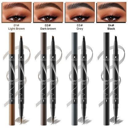 Stylo à sourcils 2-en-1, imperméable et durable