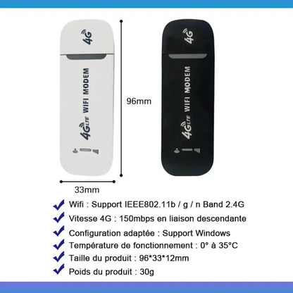 4G WiFi portable sans fil