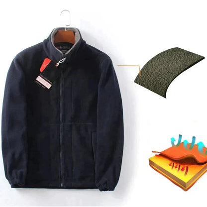 🎄🎅Les meilleurs cadeaux de Noël🎁--Veste à capuche à double couche pour hommes