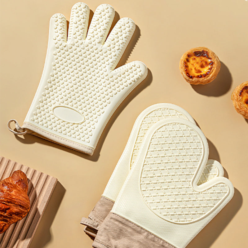 Gants de Cuisine en Silicone Résistants à la Chaleur