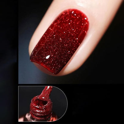 Vernis à ongles en gel pailleté à haute densité