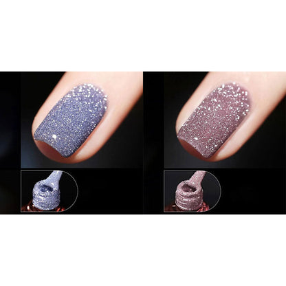 Vernis à ongles en gel pailleté à haute densité