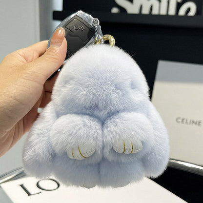 Pendentif Porte-clés en Lapin Peluche