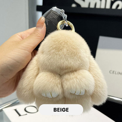 Pendentif Porte-clés en Lapin Peluche