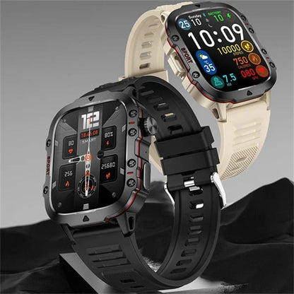 Montre Intelligente Robuste pour l'Extérieur - 100+ Modes Sportifs