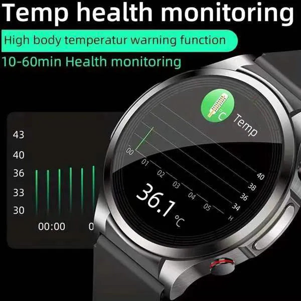 Pression artérielle Fréquence cardiaque Température corporelle Montre intelligente pour le sport