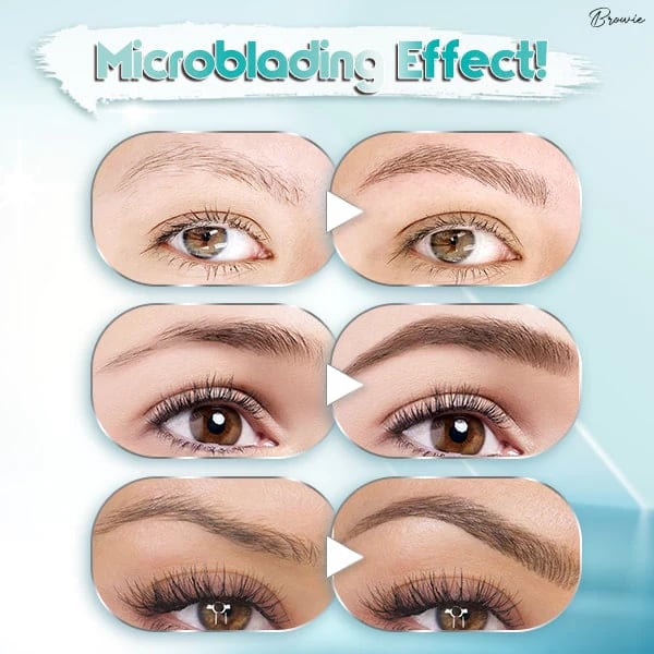 🔥Achetez 1 obtenez 1 Gratuitement🔥-Stylo à Sourcils Microblading 3D étanche à 4 Pointes de fourche pour tatouage