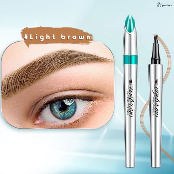 🔥Achetez 1 obtenez 1 Gratuitement🔥-Stylo à Sourcils Microblading 3D étanche à 4 Pointes de fourche pour tatouage