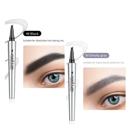 🔥Achetez 1 obtenez 1 Gratuitement🔥-Stylo à Sourcils Microblading 3D étanche à 4 Pointes de fourche pour tatouage