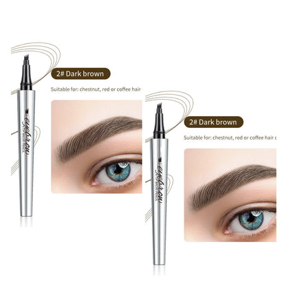 🔥Achetez 1 obtenez 1 Gratuitement🔥-Stylo à Sourcils Microblading 3D étanche à 4 Pointes de fourche pour tatouage