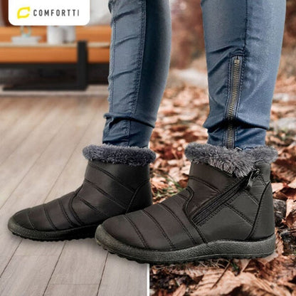 Bottes antidérapantes à semelle épaisse pour l'hiver 🔥 - Conçu pour la femme