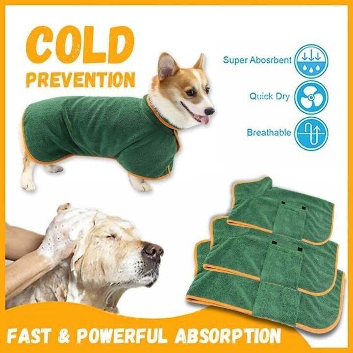 Peignoir pour animaux de compagnie super absorbant-Vente de Noël 50% OFF